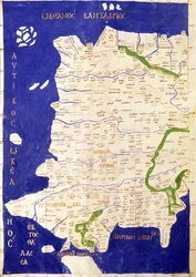 Espanjan ja Portugalin kartta, "Geographia"